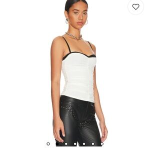 Miaou Renzo Tube Top in Creme Medium